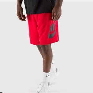 Medium sized red Nike shorts